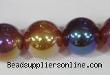 CAA873 15.5 inches 18mm round AB-color red agate beads