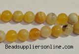 CAA88 15.5 inches 8mm round botswana agate gemstone beads