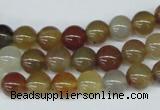 CAA891 15.5 inches 8mm round agate gemstone beads wholesale