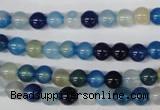 CAA930 15.5 inches 6mm round agate gemstone beads