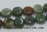 CAB129 15.5 inches 12mm coin india agate gemstone beads wholesale