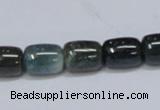 CAB392 15.5 inches 10*12mm column moss agate gemstone beads wholesale