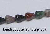 CAB444 15.5 inches 8*10mm teardrop indian agate gemstone beads