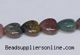 CAB454 15.5 inches 12*12mm heart indian agate gemstone beads