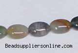 CAB457 15.5 inches 10*14mm oval indian agate gemstone beads wholesale