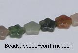 CAB459 15.5 inches 10*10mm star indian agate gemstone beads wholesale