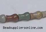 CAB465 15.5 inches 8*12mm vase-shaped indian agate gemstone beads