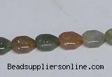 CAB467 15.5 inches 8*10mm freeform indian agate gemstone beads