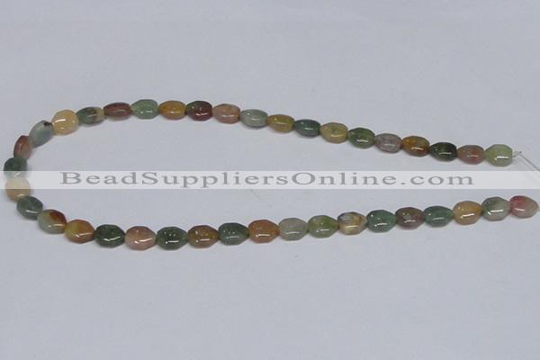 CAB467 15.5 inches 8*10mm freeform indian agate gemstone beads