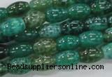 CAB50 15.5 inches 8*12mm egg-shaped peafowl agate gemstone beads