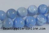 CAB647 15.5 inches 12mm round fire crackle agate beads wholesale