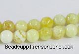 CAB659 15.5 inches 8mm round fire crackle agate beads wholesale