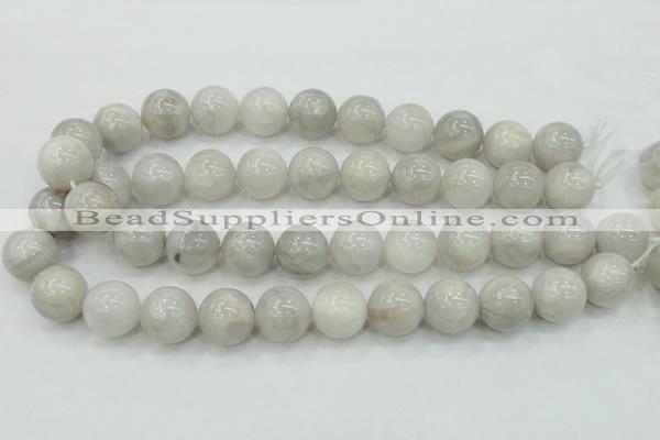 CAB902 15.5 inches 18mm round natural crazy agate beads wholesale