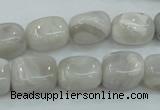 CAB903 15.5 inches 10*14mm nugget natural crazy agate beads wholesale