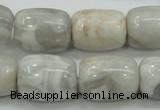 CAB904 15.5 inches 15*20mm drum natural crazy agate beads wholesale