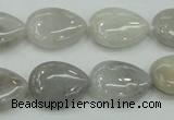 CAB908 15.5 inches 13*18mm flat teardrop natural crazy agate beads