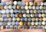 CABS02 15 inches 6mm round blue calcite beads wholesale