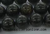 CAE05 15.5 inches 12mm round astrophyllite beads wholesale