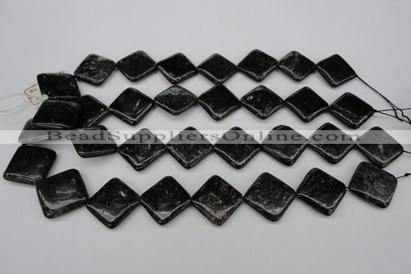 CAE104 15.5 inches 20*20mm diamond astrophyllite beads wholesale