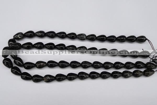 CAE21 15.5 inches 10*14mm teardrop astrophyllite beads wholesale