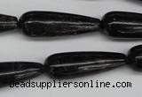 CAE24 15.5 inches 10*30mm teardrop astrophyllite beads wholesale