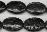 CAE59 15.5 inches 18*25mm oval astrophyllite beads wholesale