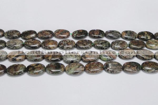 CAF127 15.5 inches 13*18mm oval Africa stone beads wholesale