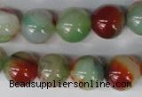 CAG1001 15.5 inches 14mm round rainbow agate beads wholesale