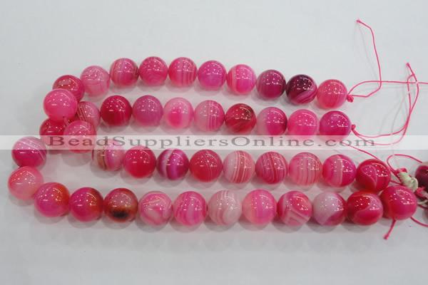 CAG140 smooth round 16mm madagascar agate stone beads Wholesale