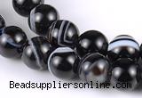 CAG146 5mm round madagascar agate gemstone beads Wholesale