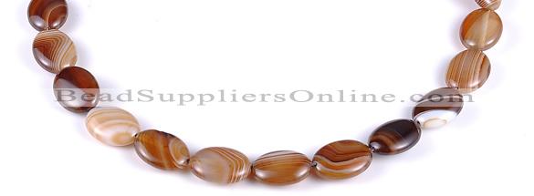 CAG161 13*18mm oval madagascar agate gemstone beads Wholesale