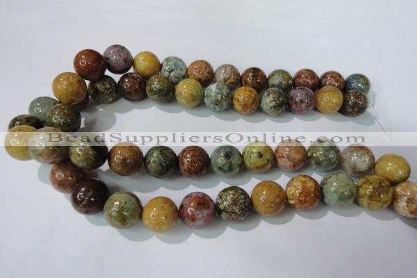 CAG1706 15.5 inches 16mm round rainbow agate beads wholesale