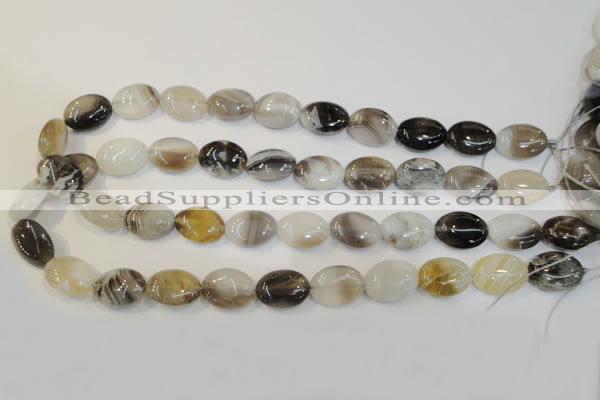 CAG2444 15.5 inches 13*18mm oval Chinese botswana agate beads