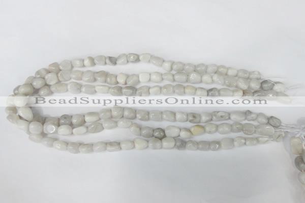 CAG3600 15.5 inches 8*10mm nuggets natural crazy lace agate beads