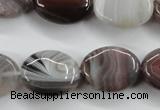 CAG3724 15.5 inches 15*20mm oval botswana agate beads wholesale