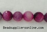 CAG418 15.5 inches 14mm faceted round agate beads Wholesale