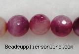 CAG432 15.5 inches 16mm faceted round agate beads Wholesale