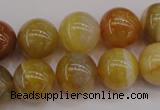 CAG4325 15.5 inches 14mm round botswana agate gemstone beads