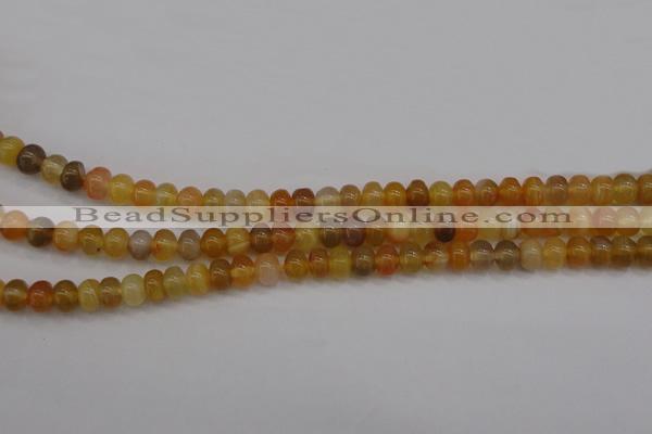 CAG4330 15.5 inches 5*7mm rondelle botswana agate gemstone beads