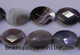 CAG4464 15.5 inches 13*18mm faceted oval botswana agate beads