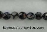 CAG450 15.5 inches 10mm faceted round agate beads Wholesale