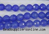 CAG4506 15.5 inches 8mm faceted round agate beads wholesale