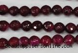 CAG4508 15.5 inches 8mm faceted round agate beads wholesale