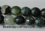 CAG4614 15.5 inches 6mm faceted round fire crackle agate beads