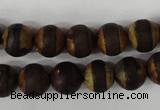 CAG4758 15 inches 10mm round tibetan agate beads wholesale