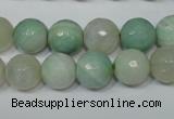 CAG4813 15 inches 10mm faceted round fire crackle agate beads