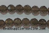 CAG5248 15.5 inches 10mm faceted round Brazilian grey agate beads