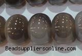 CAG5254 15.5 inches 15*20mm rondelle Brazilian grey agate beads