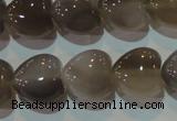 CAG5263 15.5 inches 16*16mm heart Brazilian grey agate beads