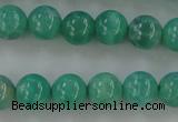 CAG5301 15.5 inches 6mm round peafowl agate gemstone beads